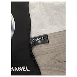 Chanel-Bufandas-Negro
