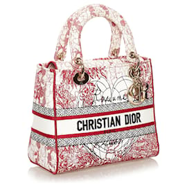 Christian Dior Speedy Dior bag Dark red Cloth ref.624264 - Joli Closet