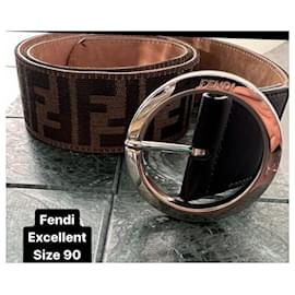 Fendi-Belts-Brown