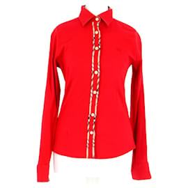 Burberry-Camisa-Vermelho