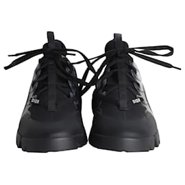 Dior-Dior D-Connect Sneakers in Black Neoprene-Black