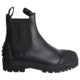 Dior-Dior Iron Ankle Boots in Black Leather-Black