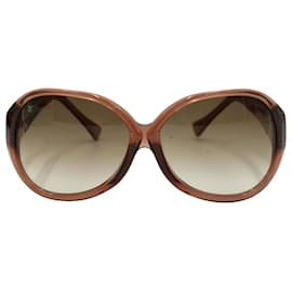 Louis Vuitton-Louis Vuitton Oversized Soupcon Sunglasses in Brown Acetate-Brown