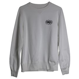 Sacai X Eric Haze "One kind word"-Print Sweatshirt in White Cotton White