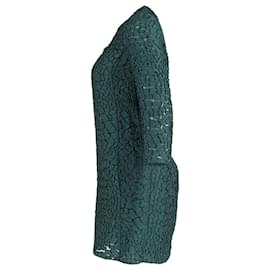 Nina Ricci-Robe droite Nina Ricci en polyester vert-Vert