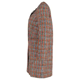 Marni-Manteau à carreaux Marni en coton multicolore-Autre,Imprimé python