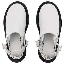 AJ1239 Mule - Toga Pulla - Branco - Couro Branco