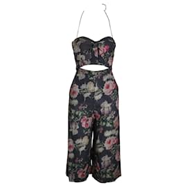 Zimmermann-Mono anudado floral de lino multicolor de Zimmermann-Multicolor