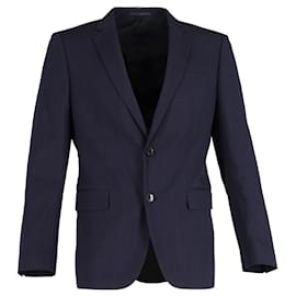 Hugo Boss-Hugo Boss Single-Breasted Blazer in Navy Blue Wool-Blue,Navy blue