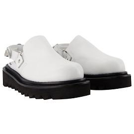 AJ1239 Mule - Toga Pulla - Branco - Couro Branco