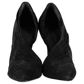 Alexander Wang-Zapatos de tacón Alexander Wang Marcelia Runway en ante negro-Negro