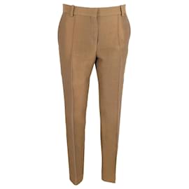 Céline-Celine Straight Leg Pants in Khaki Viscose-Green,Khaki