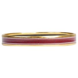 Hermès Red slim printed bangle Red