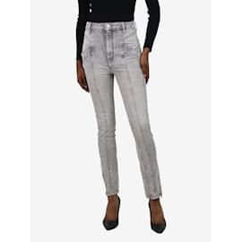 Isabel Marant-Jeans com painéis cinza - tamanho FR 34-Cinza