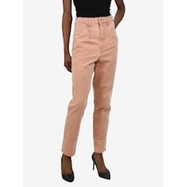 Isabel Marant-Pink pocket panelled jeans - size FR 34-Pink