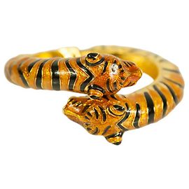 KENNETH JAY LANE Enamel lined upperr Head Bypass Cuff Bracelet Multiple colors