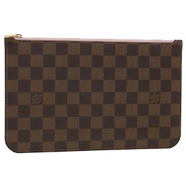 LOUIS VUITTON Damier Ebene Neverfull MM Pouch Accessory Pouch LV Auth yk6602 Other