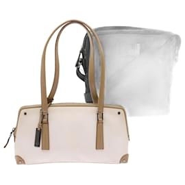 Gucci-GUCCI GG Canvas Shoulder Bag Coated Canvas Leather 2Set Black Beige Auth bs7126-Black,White,Beige