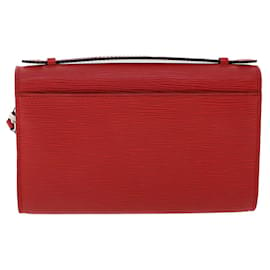 Louis Vuitton-Bolsa de ombro LOUIS VUITTON Epi Clerry Vermelho M54538 Autenticação de LV 49748NO-Vermelho