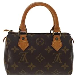 Louis Vuitton-LOUIS VUITTON Monogram Mini Speedy Hand Bag M41534 LV Auth 49701-Monogram