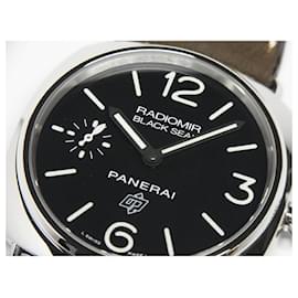 Panerai-PANERAI Radiomir black seal logo PAM00380 Mens-Silvery