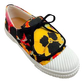 Baskets à rabat Loewe roses multi-pansies Multicolore