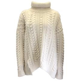 CELINE 2550$ Shetland Sweater - Faire Isle Jacquard, Rhinestone Embroidery