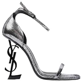 Saint Laurent-Saint Laurent Opyum 110 Silver EU 37.5 / UK 4.5-Silvery