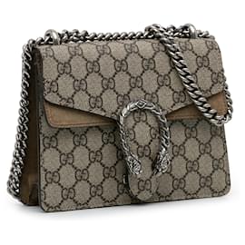 Used Gucci Dionysus Mini Leather Crossbody Bag Cream - DDH