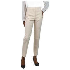 Givenchy Cream tailored trousers - size FR 34 Cream