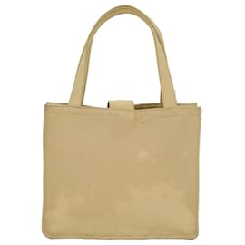 Chanel-CHANEL Shoulder Bag Nylon Beige CC Auth bs7114-Beige