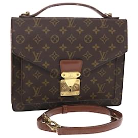 Louis Vuitton-LOUIS VUITTON Monogram Monceau Hand Bag 2way M51185 LV Auth bs6899-Monogram