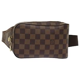 Louis Vuitton-LOUIS VUITTON Damier Ebene Geronimos Bolsa de ombro N51994 Autenticação de LV 49533-Outro