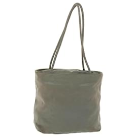 Prada-PRADA Tote Bag Nylon Khaki Auth 49587-Khaki