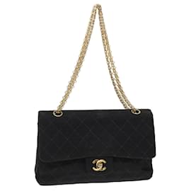 CHANEL Chain Shoulder Bag Coated Canvas White Black CC Auth bs7078 Cloth  ref.1021036 - Joli Closet