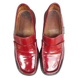 mocasines Paraboot p de charol 36 Roja
