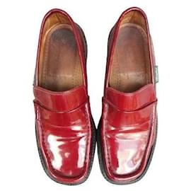 Paraboot-Paraboot p patent loafers 36-Red