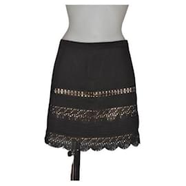 Sandro-mini skirt-Black