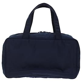 Prada-PRADA Hand Bag Nylon Navy Auth ep1204-Navy blue