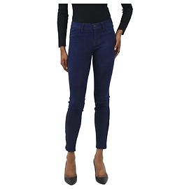 J Brand Pantalon en daim bleu - taille W26 Bleu