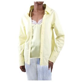 JW Anderson Camicia con bordi in pizzo giallo - taglia UK 6 Giallo