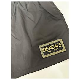 Versace-Fendace Swim Shorts-Black