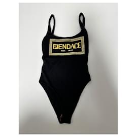 Versace-Fendace Swimsuit-Black