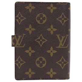 Louis Vuitton-Louis Vuitton Couverture agenda de bureau-Brown