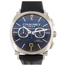 RELOJ CRONÓGRAFO CHAUMET DANDY 1229 40 RELOJ AUTOMATICO MM ACERO Plata