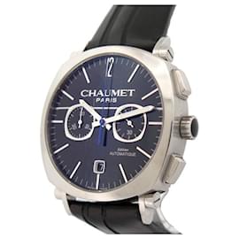 Chaumet-CHAUMET DANDY CHRONOGRAPH WATCH 1229 40 MM STEEL AUTOMATIC WATCH-Silvery