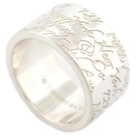 Tiffany & Co-BAGUE TIFFANY & CO NOTES TAILLE 50 R454283 EN ARGENT MASSIF 925 SILVER RING-Argenté
