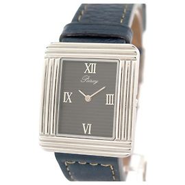 RELÓGIO DE AÇO POIRAY MA PREMIERE XL 34PULSEIRA DE RELÓGIO DE QUARTZO DE COURO MM DEER Prata