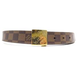 Cinturones Louis vuitton Metalizado talla 100 cm de en Charol