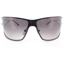 Versace-NUEVAS GAFAS DE SOL VERSACE MEDUSA 2040 FUNDA MASCARILLA + GAFAS DE SOL NEGRA-Negro